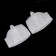 Correctors - separators for the toes, on the cuff, breathing, 1 separator, silicone, 8 × 6.5 cm, pair, white color