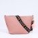 Bag Cross-Bodi with a zipper, pink color