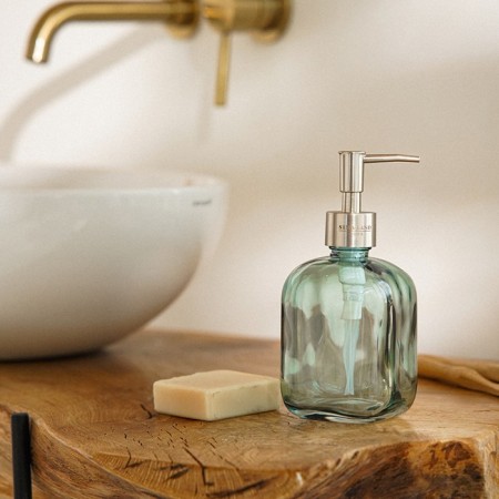 Sl Home soap dispenser, glass, 8 × 8 × 18 cm-5