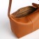 Bag Women's Cross-Bodi with a zipper, Orange color