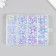Beads in the casket "Gradient Blue-lilac" 12 divisions 10x13.5x1.8 cm