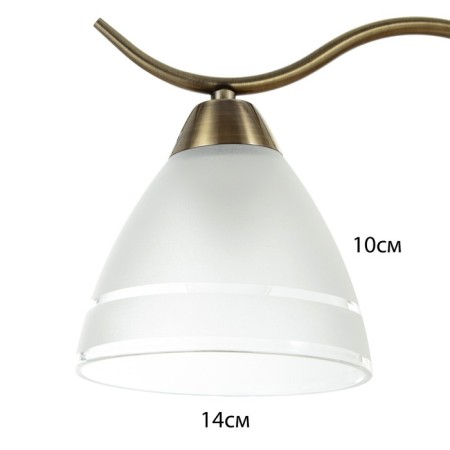 Kobeia chandelier 3x40W E27 bronze 53x53x92 (52) cm-5