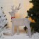 LED figure "Deer" 60 × 100 × 35 cm, acrylic, 144 LED, 8 modes, 24 V, glow of white