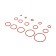 Sealing ring, 15 types, thickness 1.5 mm, set 250 pcs