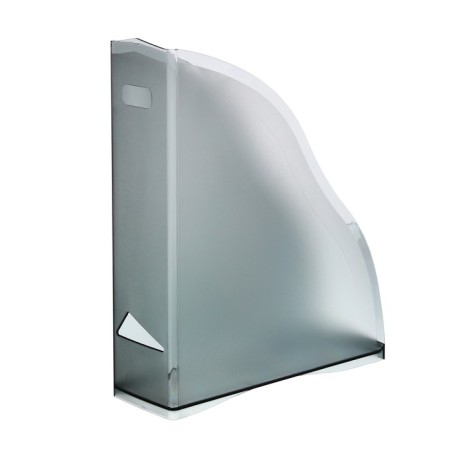 Paper tray Vertical Istanm Delta, 85 mm width, tinted black-1