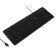 The keyboard Sima-Land SL-02, membrane, island, 104 keys, USB, 1.5 m, black
