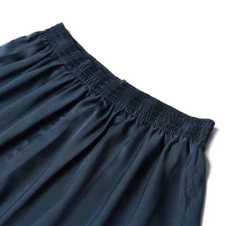 Female pajamas (shirt and shorts) KAFTAN SILK "strip" R.44-46, dark blue-8