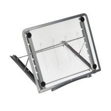 Book stands, laptops, tablets, silver, metallic