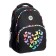 School backpack, 40 x 27 x 20 cm, Grizzly, ergonomic back, laptop department, black