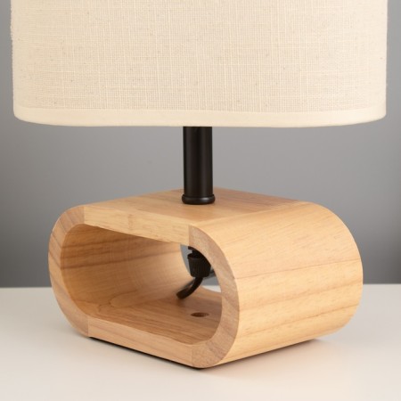 LILIT HELLITRA lamp 1x40W E27 Light wood 11.5x20x30cm-3