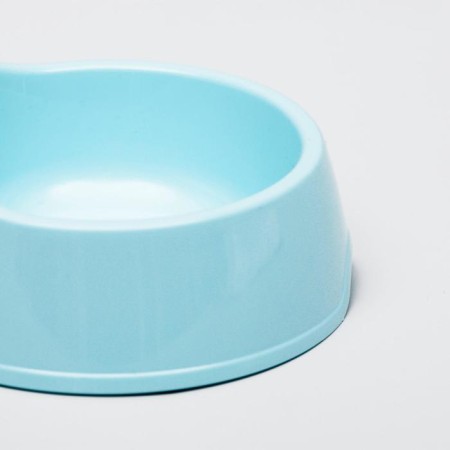 Double bowl "Moore-huma" 22.5 cm x 13 cm x 6 cm, 0.2 l, blue-2