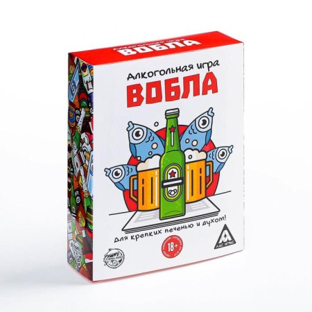 Board alcohol game "Vobla", 70 cards, 18+-3
