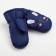 Winter children's mittens minku, blue color, size 16 (18 cm)