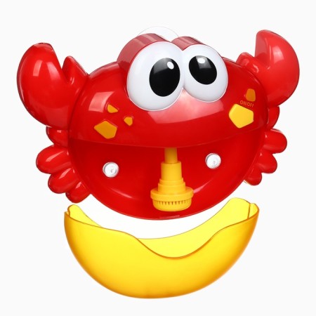 Bath toy "foam crab", bubbles, musical, on a suction cup, crush me-4