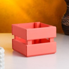 Wooden Kashpo 12 × 11 × 9 cm 