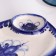 Barbecue dish, 29x13 cm, gzhel, porcelain