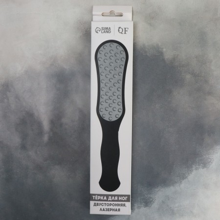 Foot Terka, laser, with a rubberized handle, bilateral, 25.8 cm, black color-7