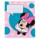 A set of notebooks 10 pieces, 12 sheets, in a cage, cover coated cardboard, Minnie Mouse
