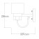 Sconces "Ella", size 13x23x23 cm, 40W 1xe14