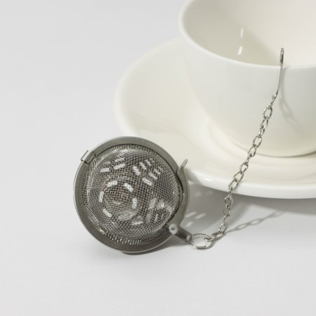 Sieve for tea "Christmas tree", 4.5 cm, on the chain-2
