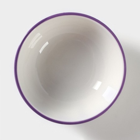 Lavenda, 220 ml, d = 11 cm, white color.-2