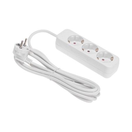 Extension cord Standard 3 nests, 3m, 3x1.0mm², s/h, white rexant-1