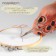 Scissors for needlework, a mowed blade, rubberized handles, with a protective cap, 3.5 ", 8.9 cm, color gray color