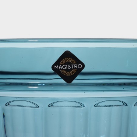 Glass Glass Magistro "La-Channel", 1.1 L, Blue color-6