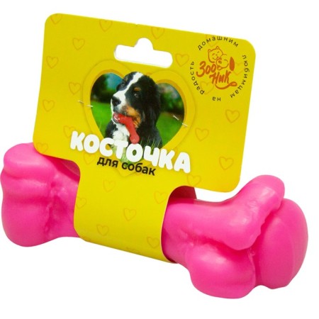 Toy "Casting Bone" Middle Zononic 15.8 cm, plastric, pink