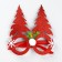 Carnival glasses "Christmas trees", red color