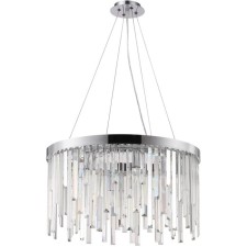 Crystal Crystal chandelier Venecia 8xe14 40w, size 60x60x45-90 cm, color chromium
