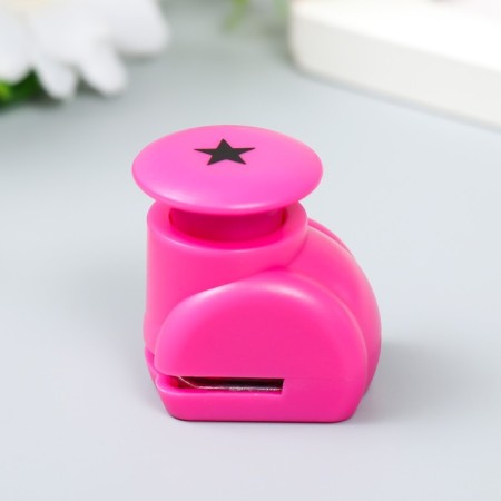 The hole -of -the -figable button "Star" d = 1 cm 4.3x4x3 cm mix-1