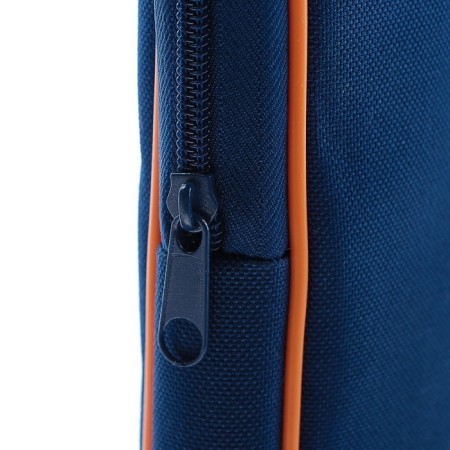 Folder with handles Textile A4, 350 x 265 x 45 mm, PMD 2-42 "Office", inner pocket, dark blue/orange-4