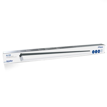 Single -phase track lamp Feron AL120, IP20, LED, 60 W, 1200X47X77 mm, black color-9