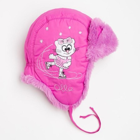 Hat for girls, lilac color, size 48