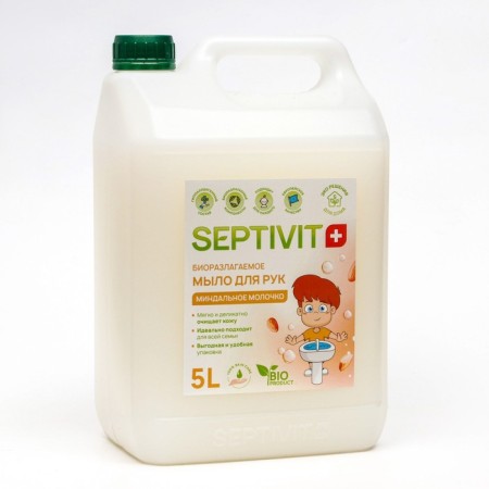 Septivit liquid soap "almond milk", 5 liters-6