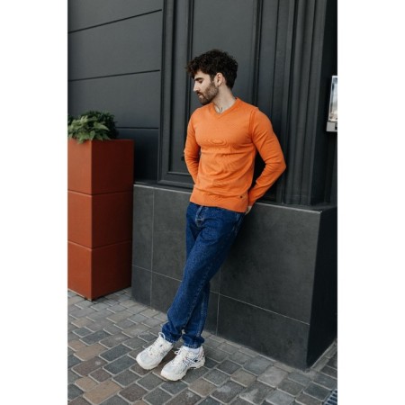 Jumper male ise, size 54, orange color-8
