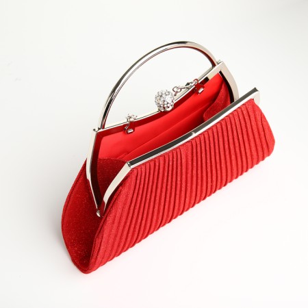 Female bag on the farmar, red color-4