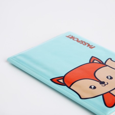 Cover for passport, blue color-4