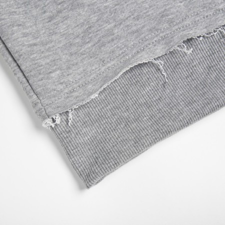 Women's sweatshirt MINAKU: Casual Collection color light gray melange, size 50-52-8