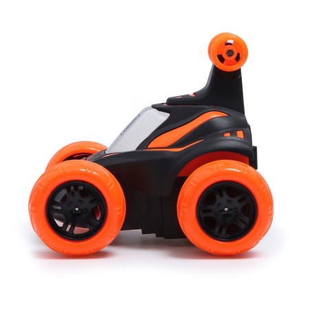 Radio-controlled car-controlled machine "Strokach", light, works on the battery, color orange color-1