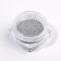 Sparkles for decor, reflective, large, silver color