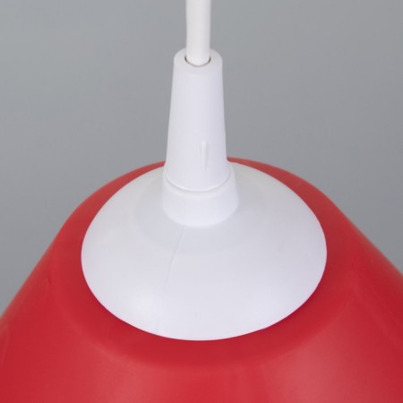 Susage "cone" 1x15W E27 Model: BR 00264 White/red 25x25x15cm-5