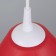 Susage "cone" 1x15W E27 Model: BR 00264 White/red 25x25x15cm