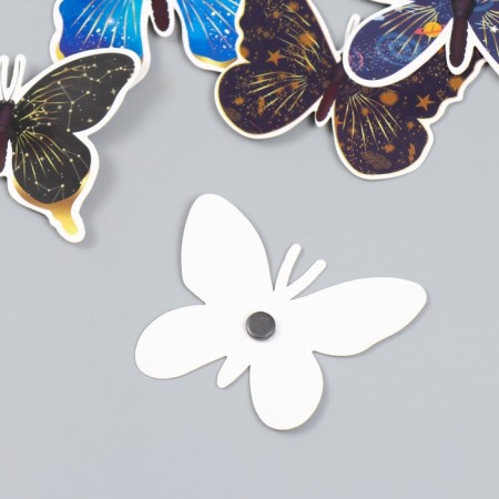 Butterflies Cardboard "Cosmus for magnetos" set 12 pcs h = 4-10 cm for magnet-4