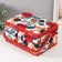 Casket for needlework "Tropical leaves" 19x26x14.5 cm