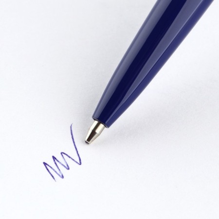 Metal handle automatic "Coat of arms", blue paste 1.0 mm-1