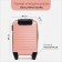 Small suitcase 20 ", lightning department, code castle, pink color