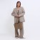 Bag Female Tout with zipper, beige color