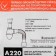 Siphon for the Unicorn A220 shell, 1 1/2 "x40 mm, with a flexible tube 40x40x50 mm